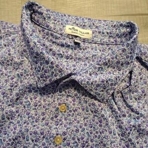 Peter Millar Caddyshack Gopher Polo Shirt Mens XXL Purple Summer Comfort